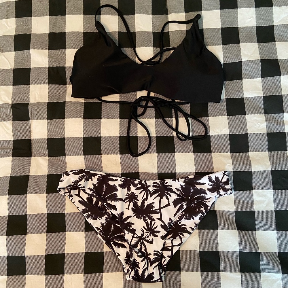 NWOT Palm Tree Bikini